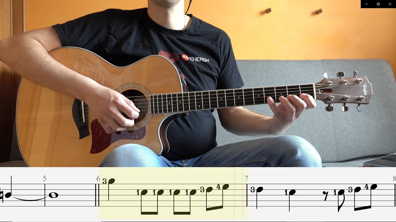 Laleczka z saskiej porcelany (melodia) - jak zagrać na gitarze - tutorial