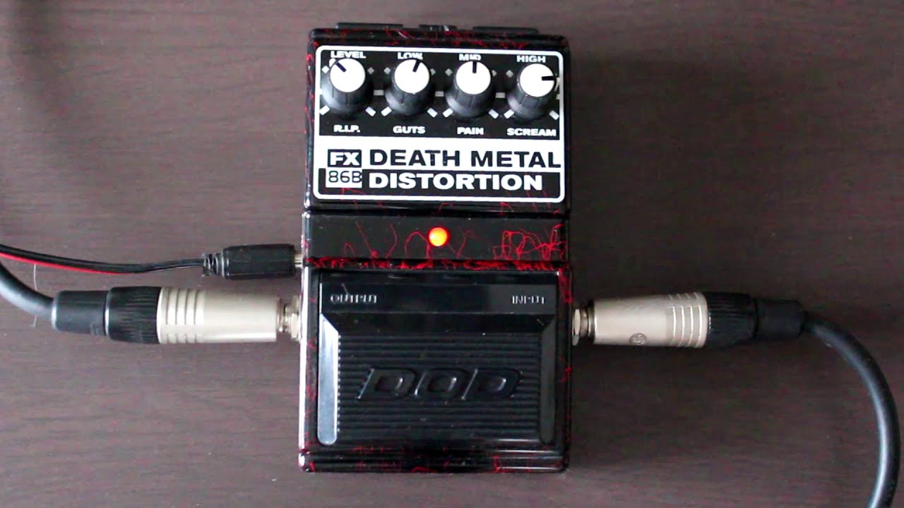 Обзор педали DOD FX86B Death Metal. Аццкий звук.