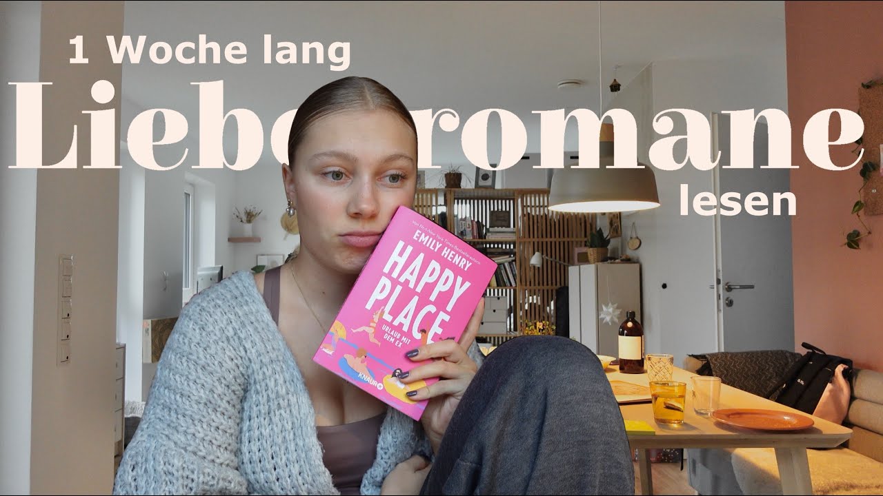 Ich lese eine Woche lang nur Liebesromane! // Reading Vlog