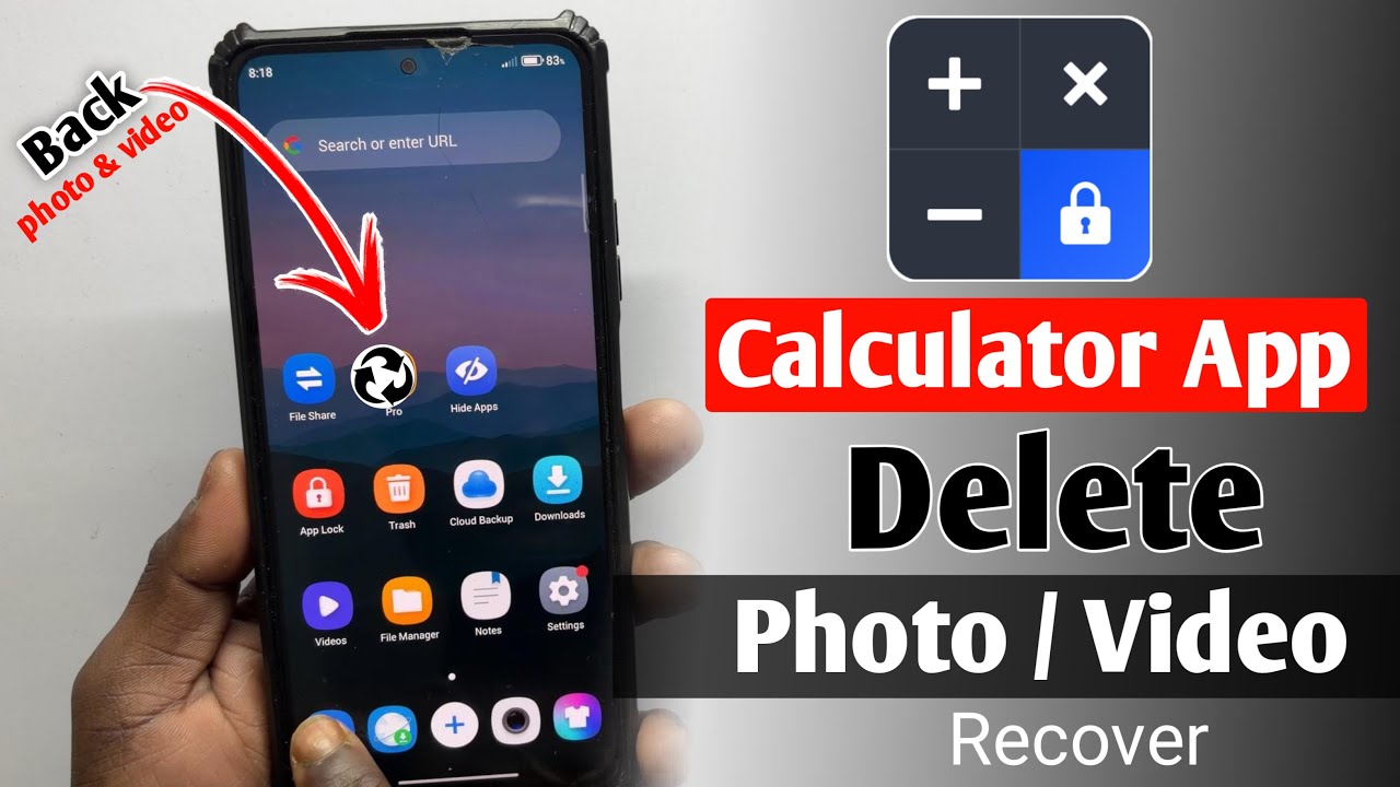 calculator hide app delete photo recovery kaise kare | calculator lock app delete photo recovery