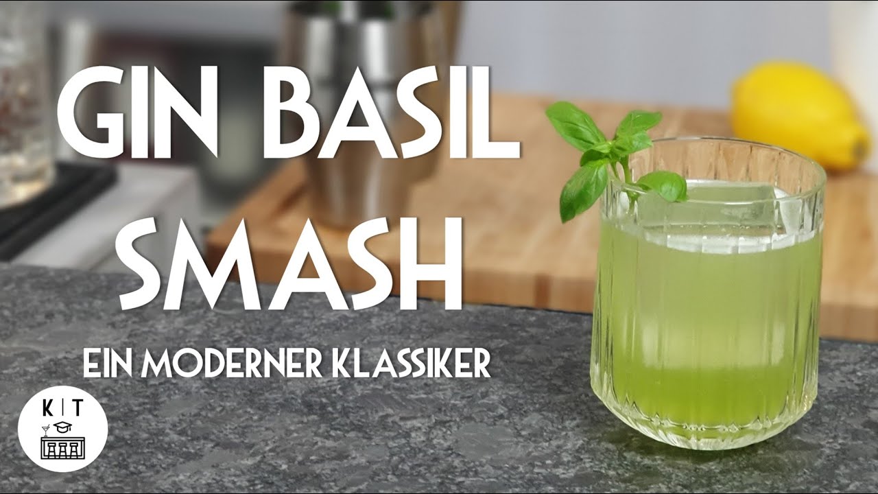 Gin Basil Smash - Jörg Meyers moderner Cocktail Klassiker