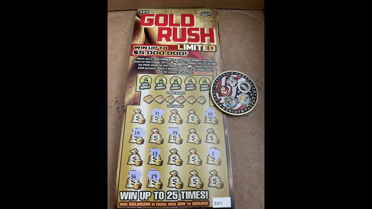 Quick Reveal Lottery Ticket 7 Not Lucky.