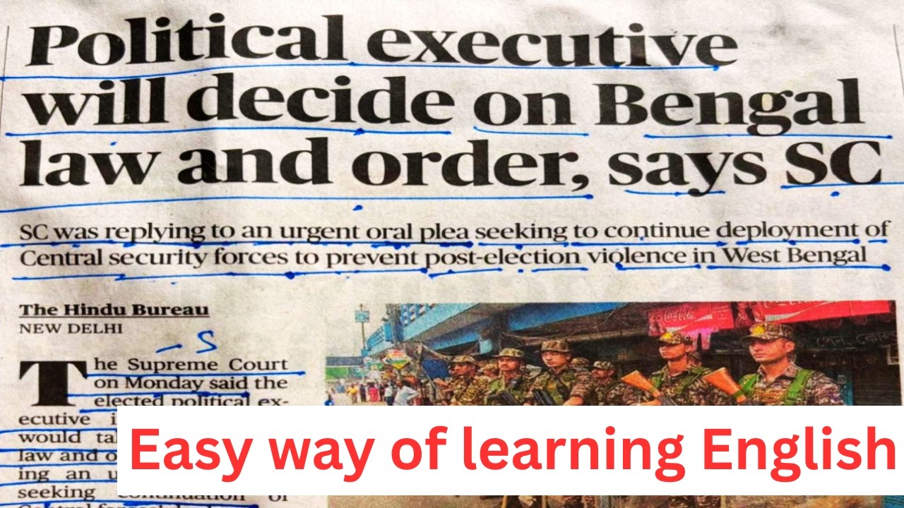Best way of learning English / How to read English Newspaper / Newspaper Reading Videos/