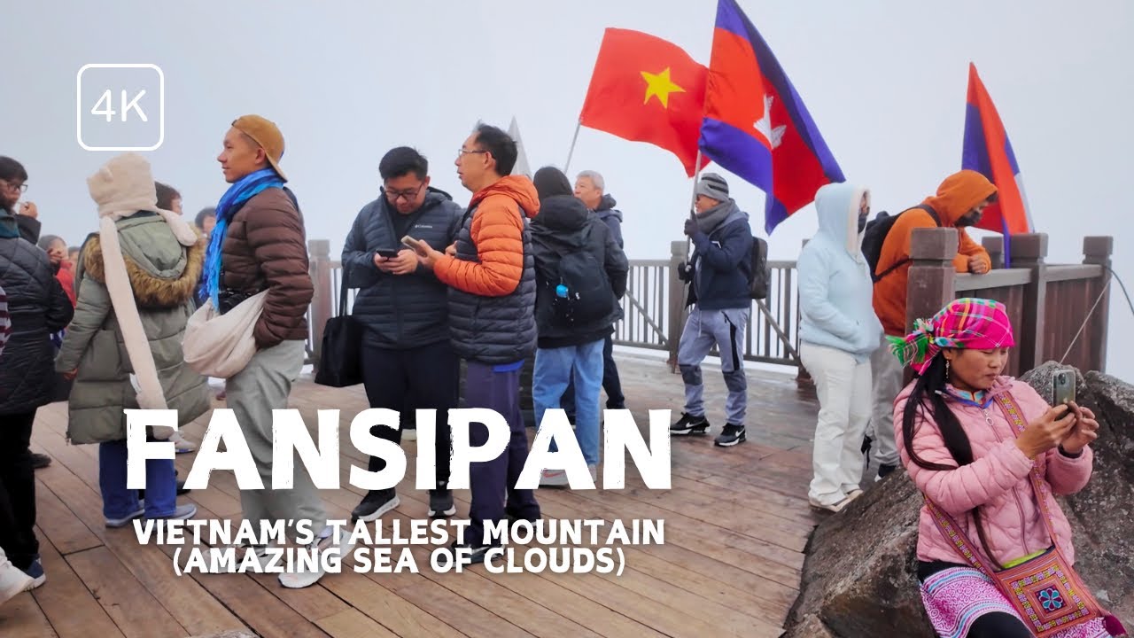 Visiting Fansipan - Vietnam's Tallest Mountain (Amazing Sea of Clouds) [4K]