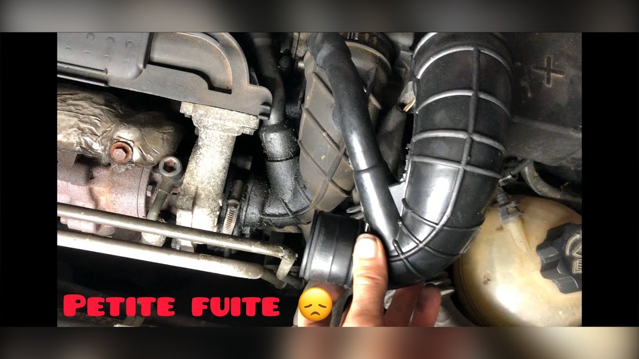 Petit fuite. Changement durite de turbo de la 206 (1.4hdi)