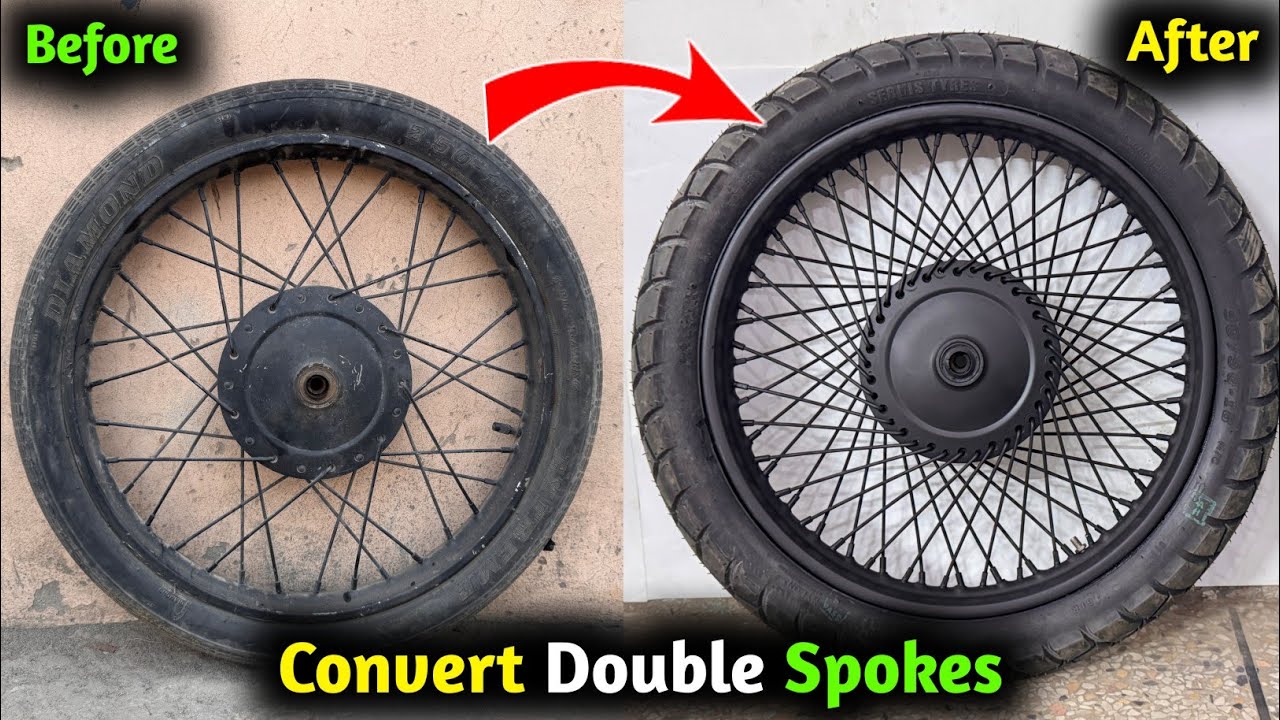 How to making 72 spoke wheel for CG 125