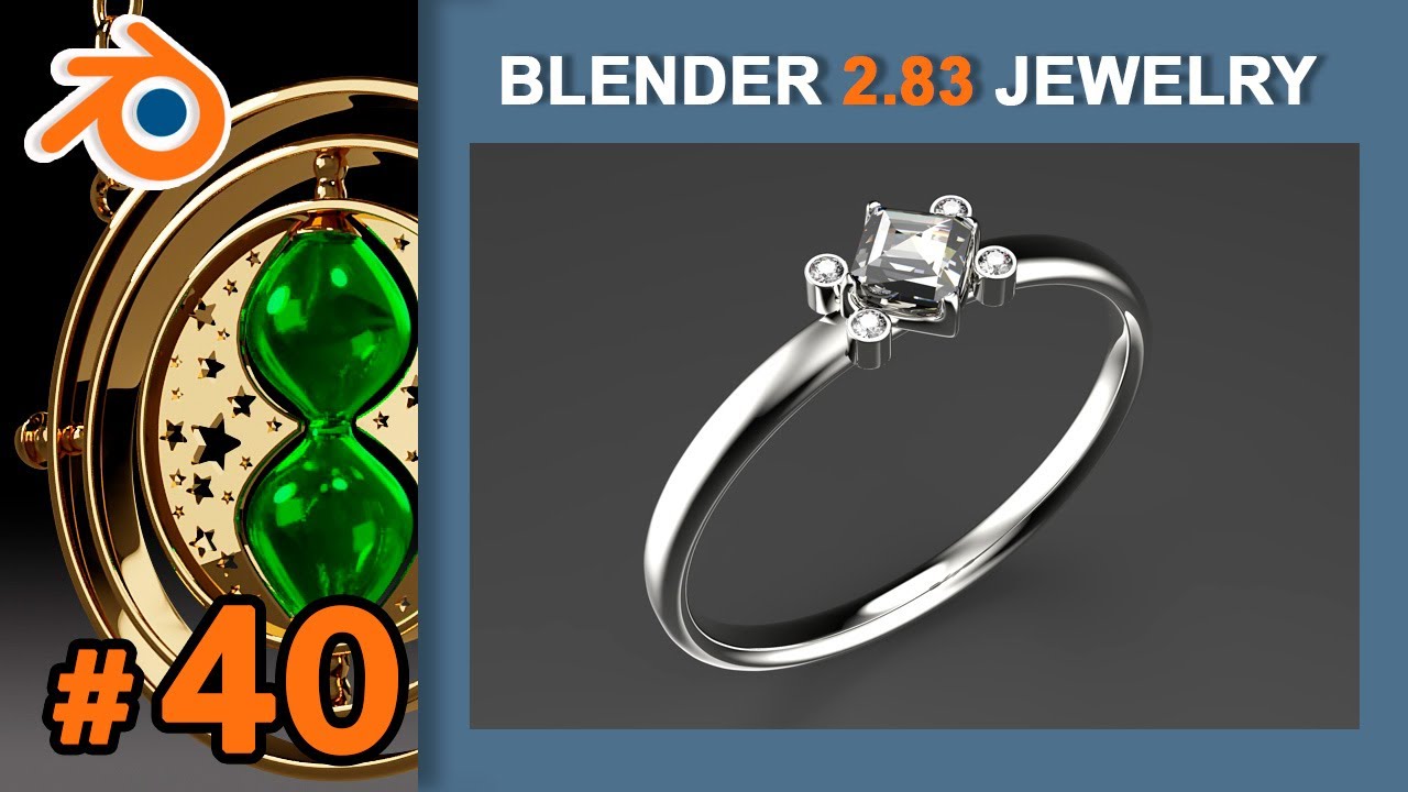 40. Blender Jewelry. Помолвочное кольцо