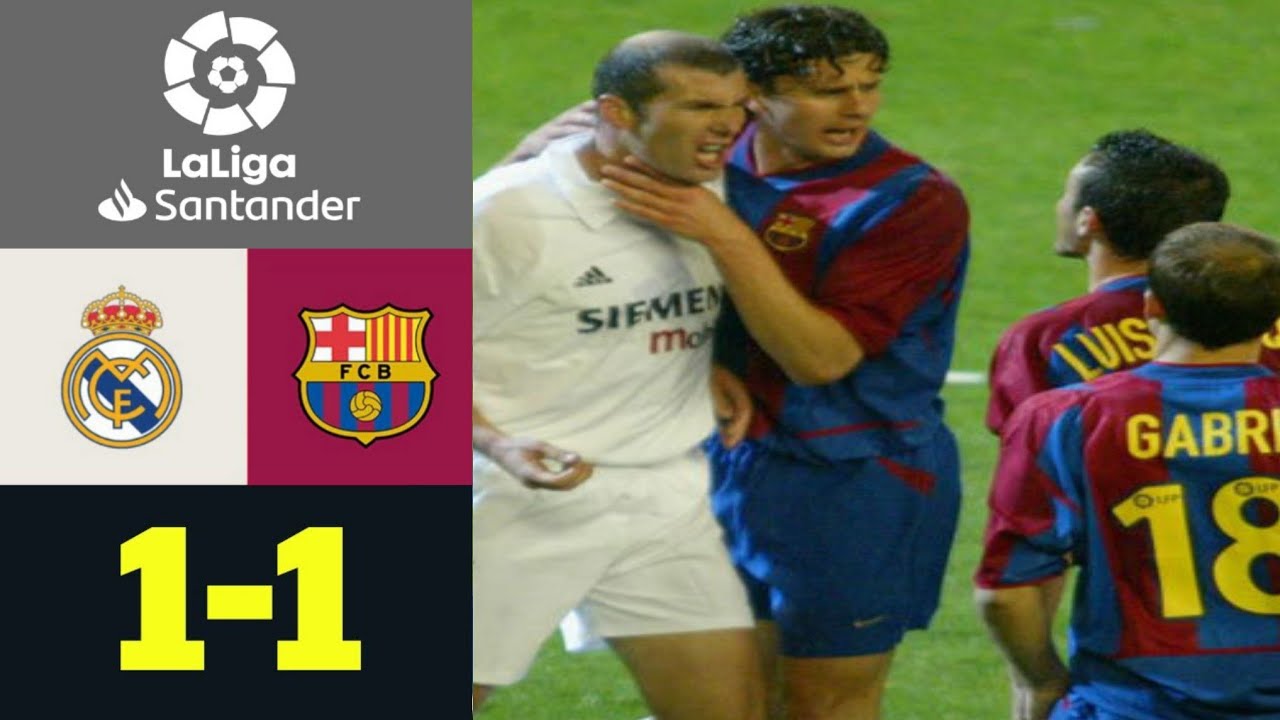 Real Madrid 1-1 FC. Barcelona 2003
