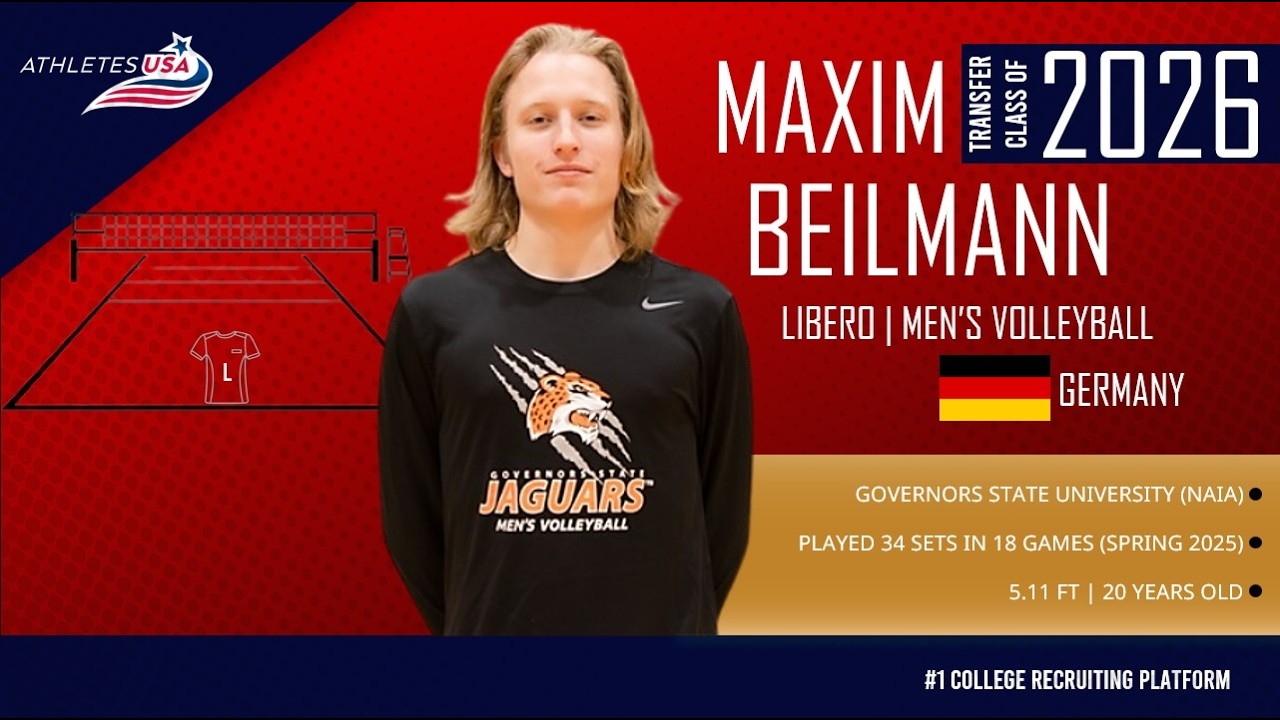 Men's Volleyball | Libero | Maxim Beilmann, Germany | Highlights | Transfer 2026