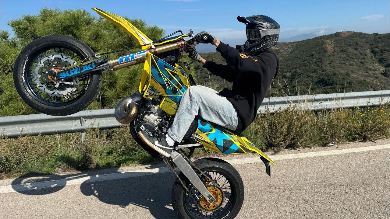 Testing the Suzuki RM250 Supermotard for the First Time