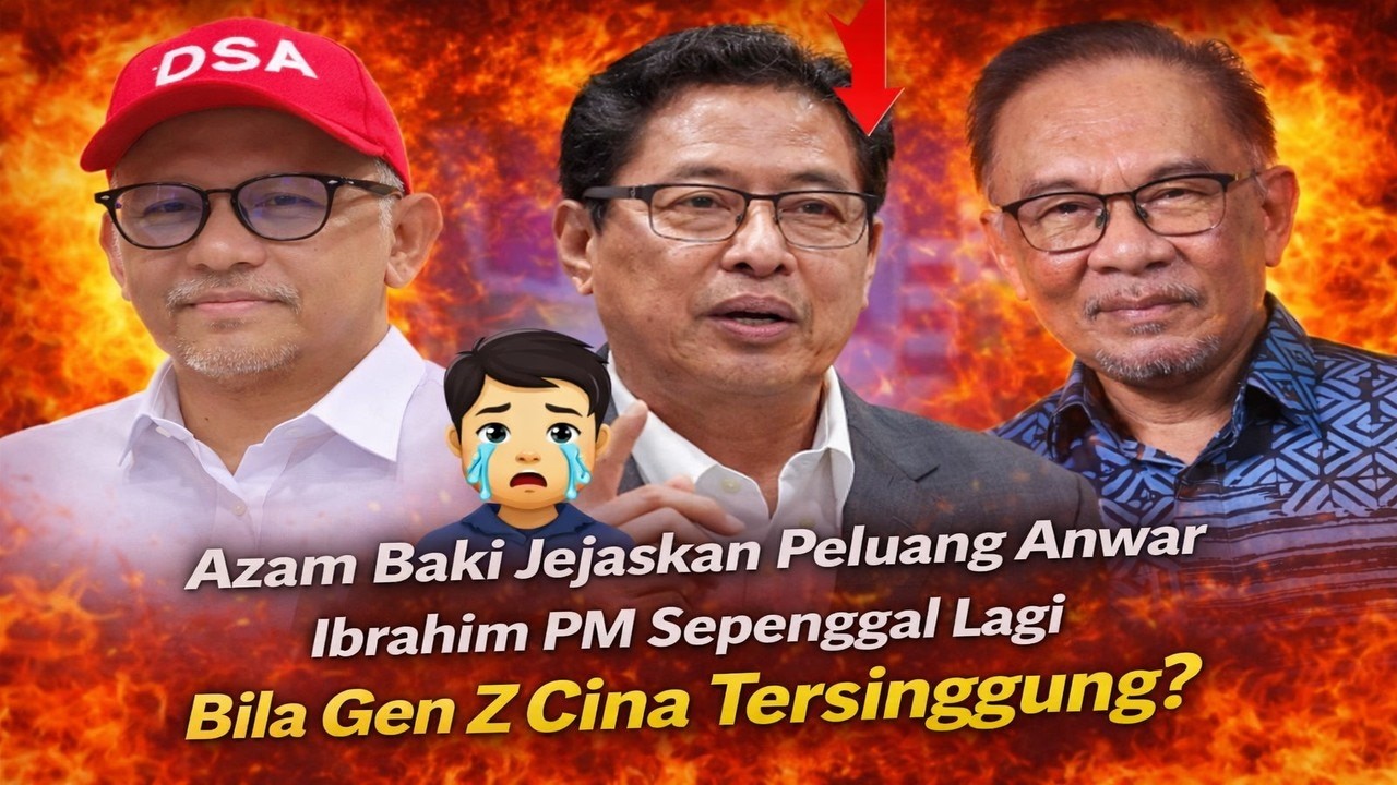 Azam Baki boleh jejaskan peluang Anwar Ibrahim jadi PM sepenggal lagi bila gen Z cina tersinggung