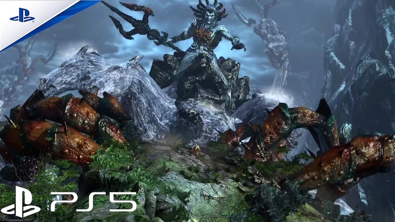 God of War III Remastered (PS5) Gameplay | Kratos vs Poseidon