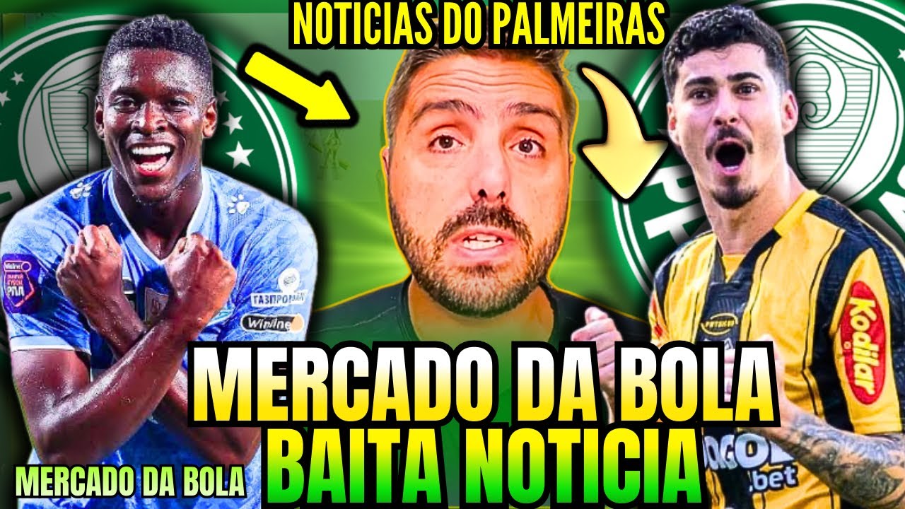 SAIU AGORA🚨LUIZ HENRIQUE PODE PINTAR NO MEIO DO ANO? | MERCADO AGITADO | NOTÍCIAS DO VERDÃO HOJE