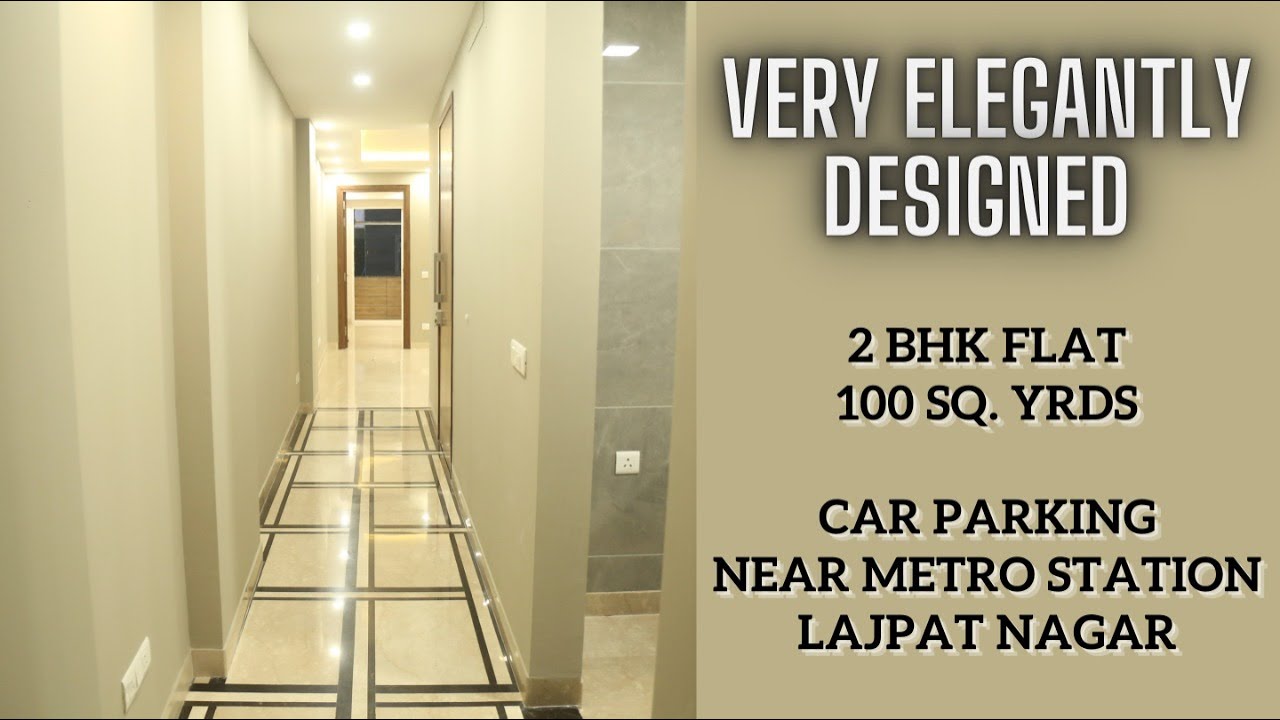 100 sq yards, 2BHK Builder Floor, Lajpat Nagar IV, South Delhi Call 9999004618 for details.