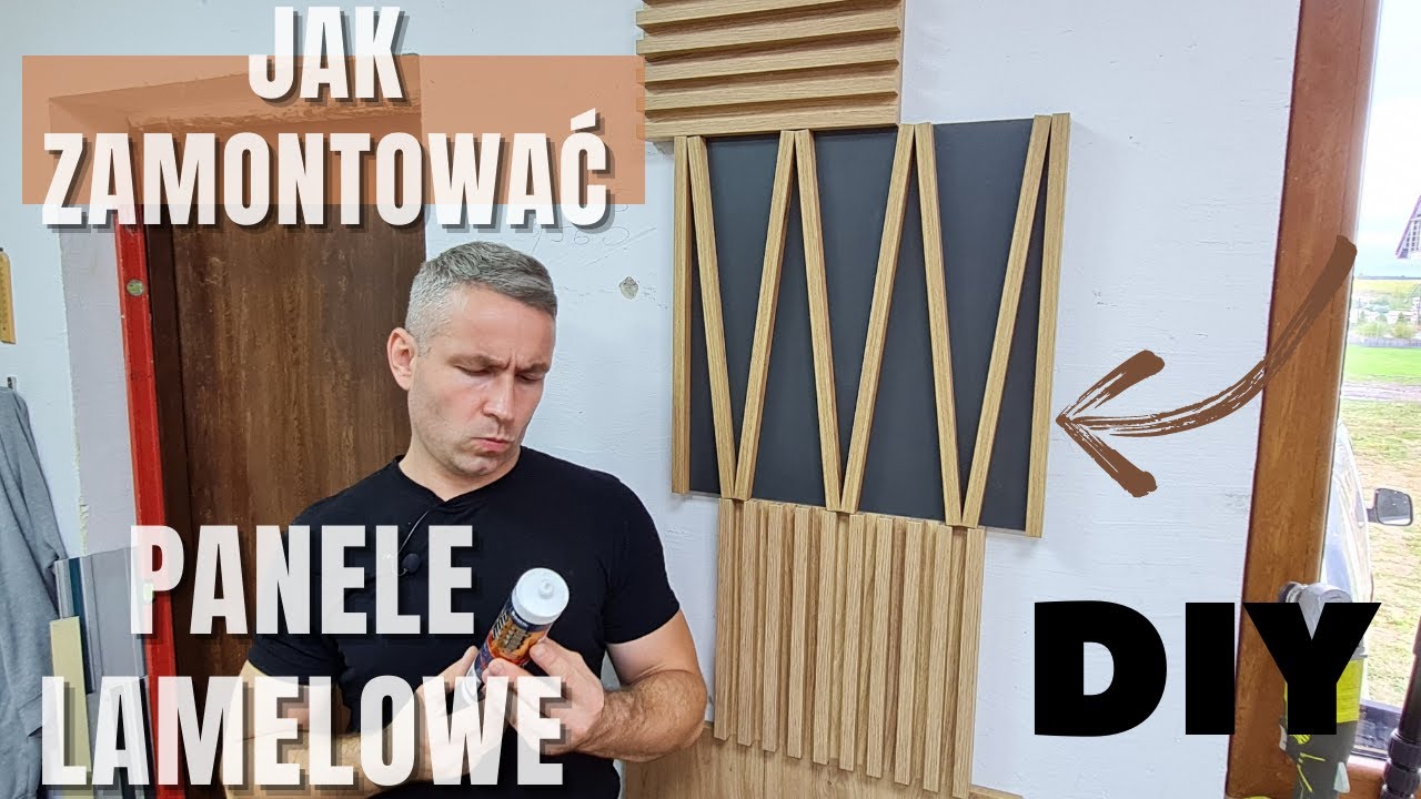 Jak zamontować panele lamelowe  Montaż paneli lamelowych