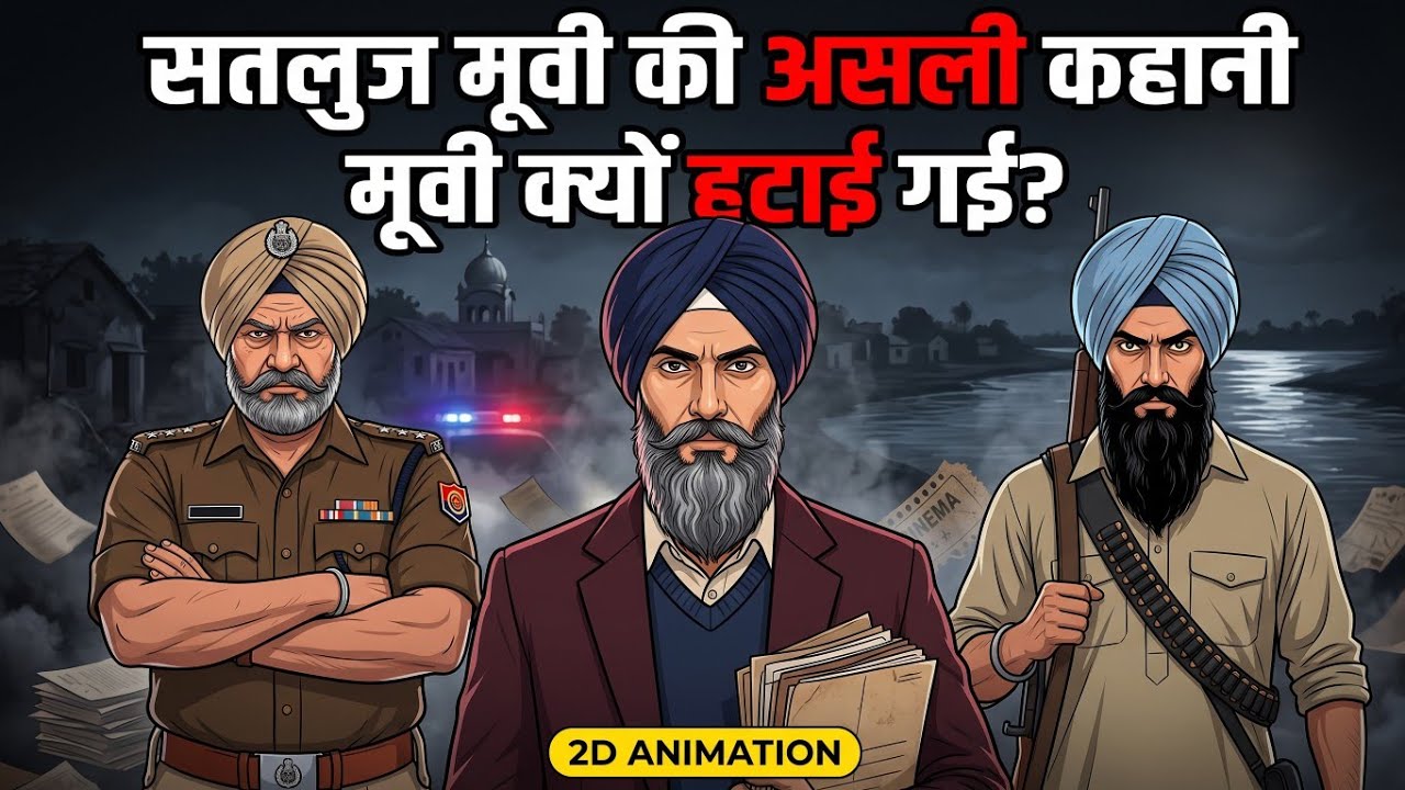 Real Story Behind Satluj Movie: Why It Was Removed | 2D Animation