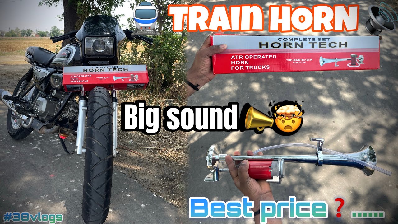 Trending train horn📣🤯 | omg sound🔊🔉 full installation video | full vlog watch now #trainhorns #horn