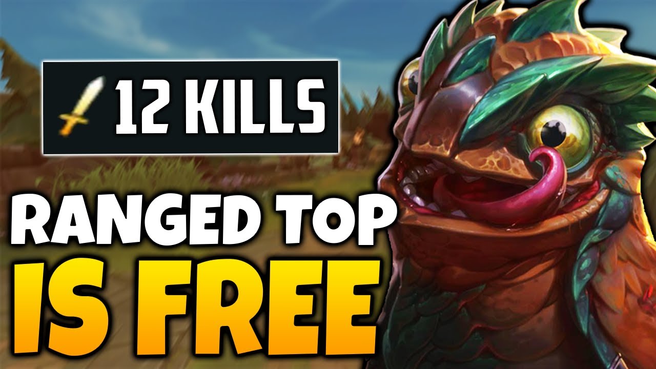 When The Rank 1 Kled Faces A Ranged Top In Challenger...