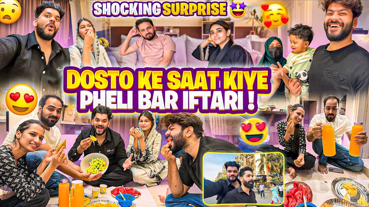 Dosto Ke Saat Kiye Iftari Pheli Bar 😍| Rashida Ko Mila Shocking Surprise | Fokats | Abresh & Zeeshan
