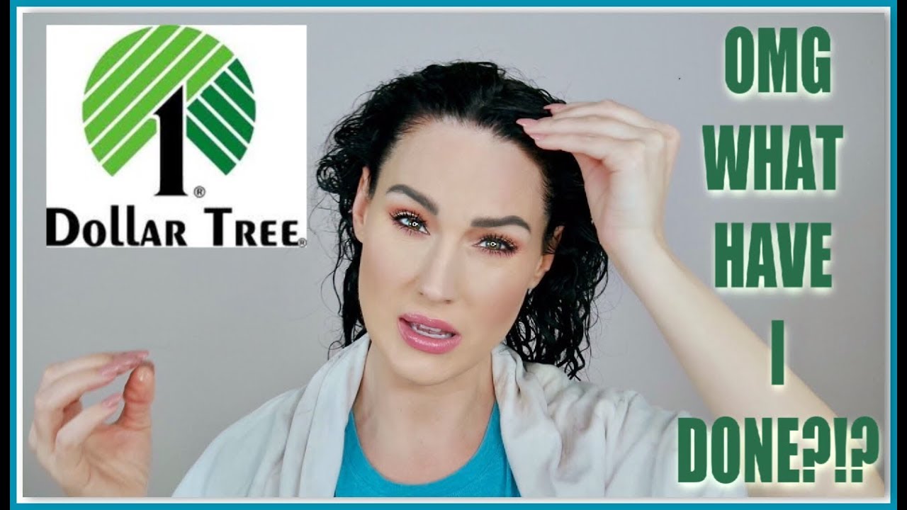 DOLLAR STORE CURLY HAIR CHALLENGE | THE GLAM BELLE
