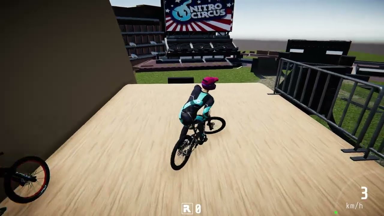 Ich spiele Descenders Fahrradsimulator