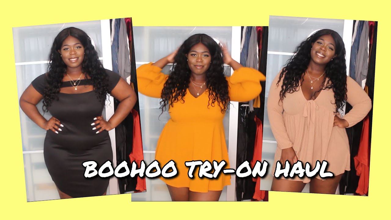 BOOHOO PLUS SIZE TRY ON HAUL 2020: Boohoo Plus Size Dress Haul - BIRTHDAY DRESSES 2020 -BOOHOO CURVE