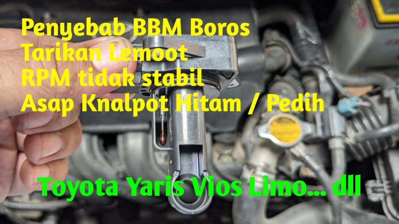 Toyota Yaris, Vios, Limo... Gejala Dan Penyebab Mesin Boros BBM, Tarikan Lemot, Asap Hitam dan Perih