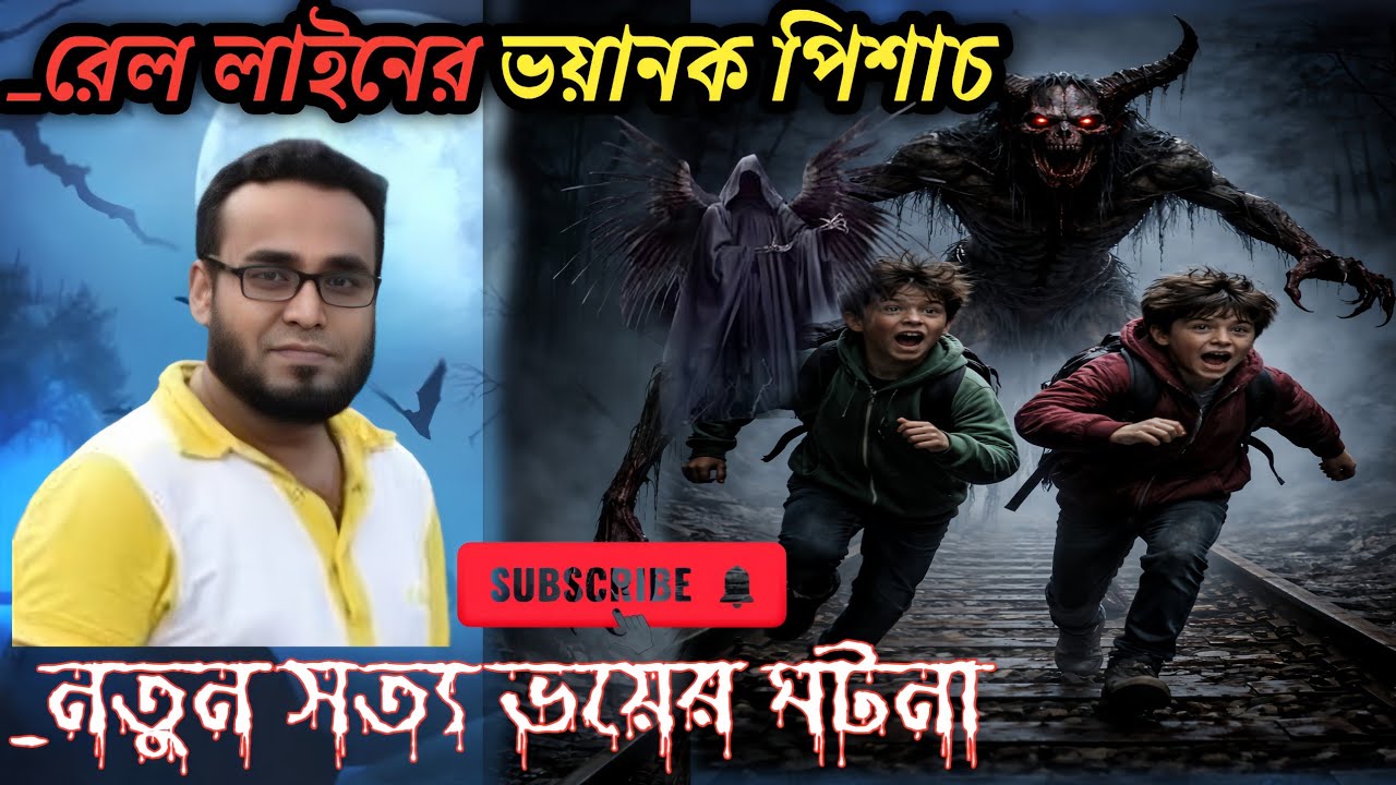 রেললাইনের ভয়ানক পিশাচ। @Afnan vai new horror story.