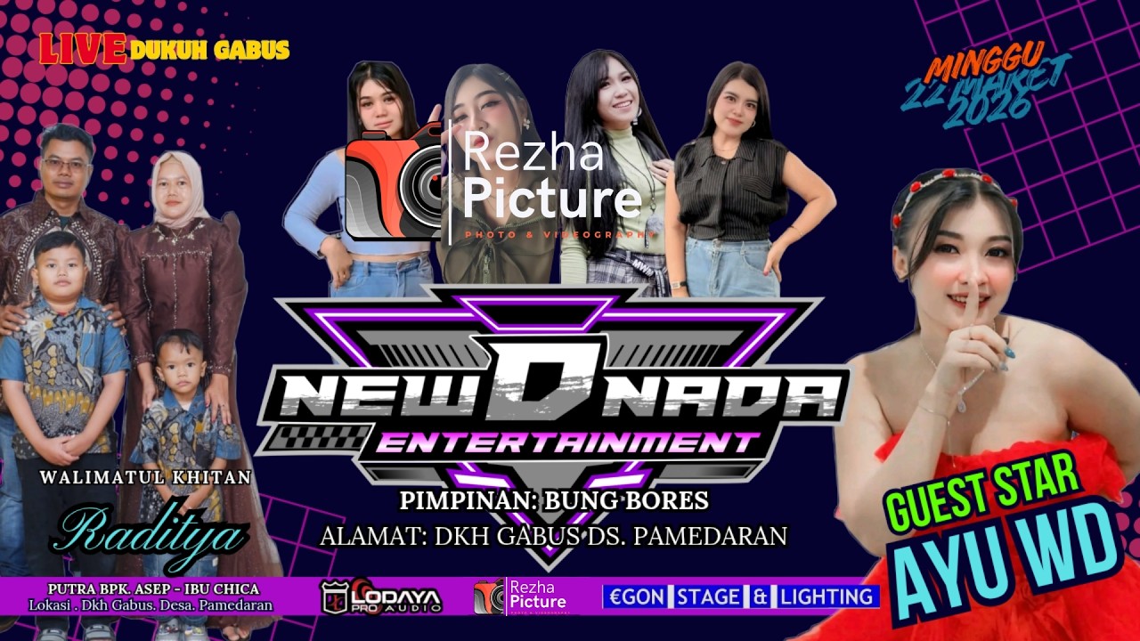 Live Streaming NEW D NADA - Dk Gabus Minggu 22 Maret 2026