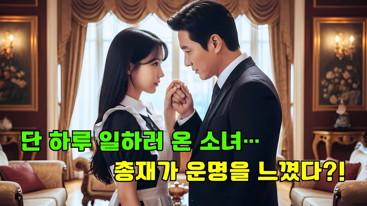 아픈 엄마 대신 일하러 온 가사도우미 딸… 총재가 반해 절대 보내지 않았다?! 그 놀라운 결말!