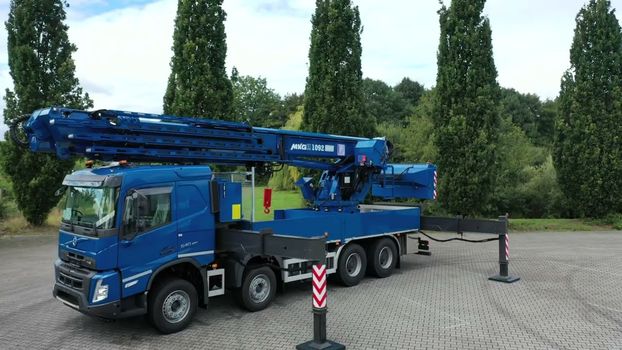 HMK 1092 SHP - Montagekran der alles kann.