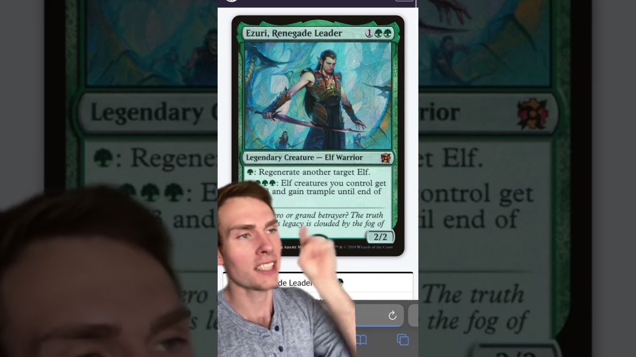 Ezuri, renegade tax evader #mtg #magicthegathering #mtgcommunity #cardgame