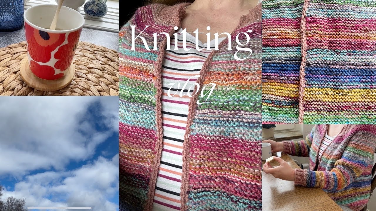 Villatakki valmis- Garter Marler Cardigan by Stephen West | Neule vlog