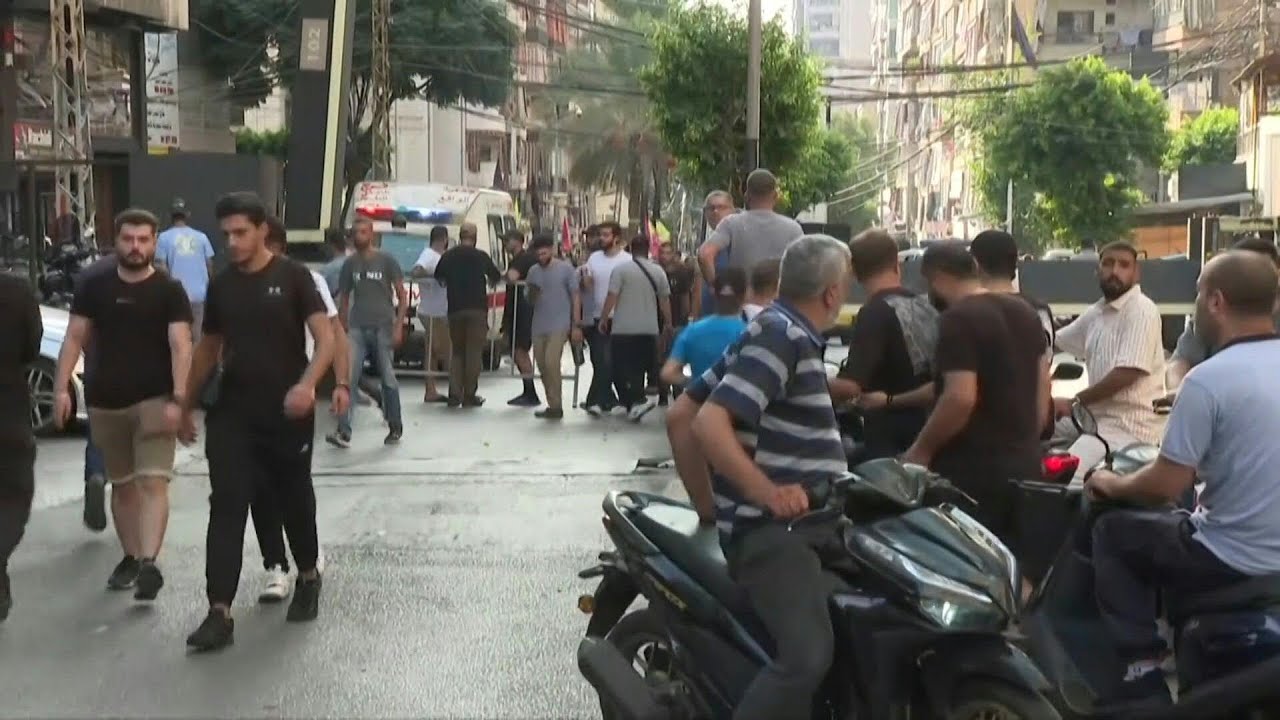 Scene in Beirut's southern suburbs after Israeli strike | AFP