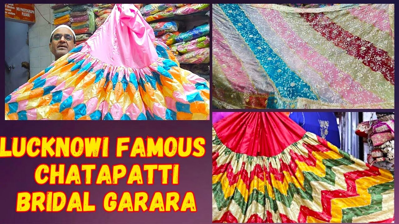 Beautiful Zari work and Shahi Libas, Traditional Lucknowi Wedding Garara!