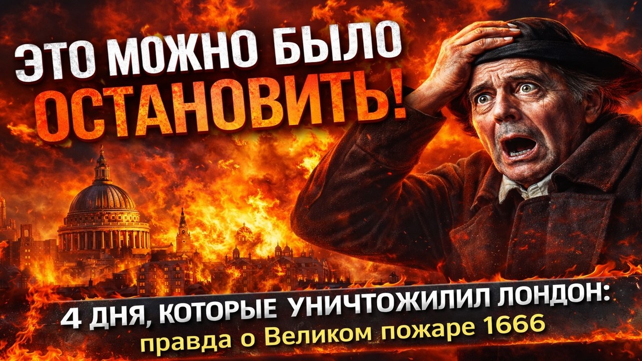 Великий Лондонский Пожар. Халатность, паника или диверсия?