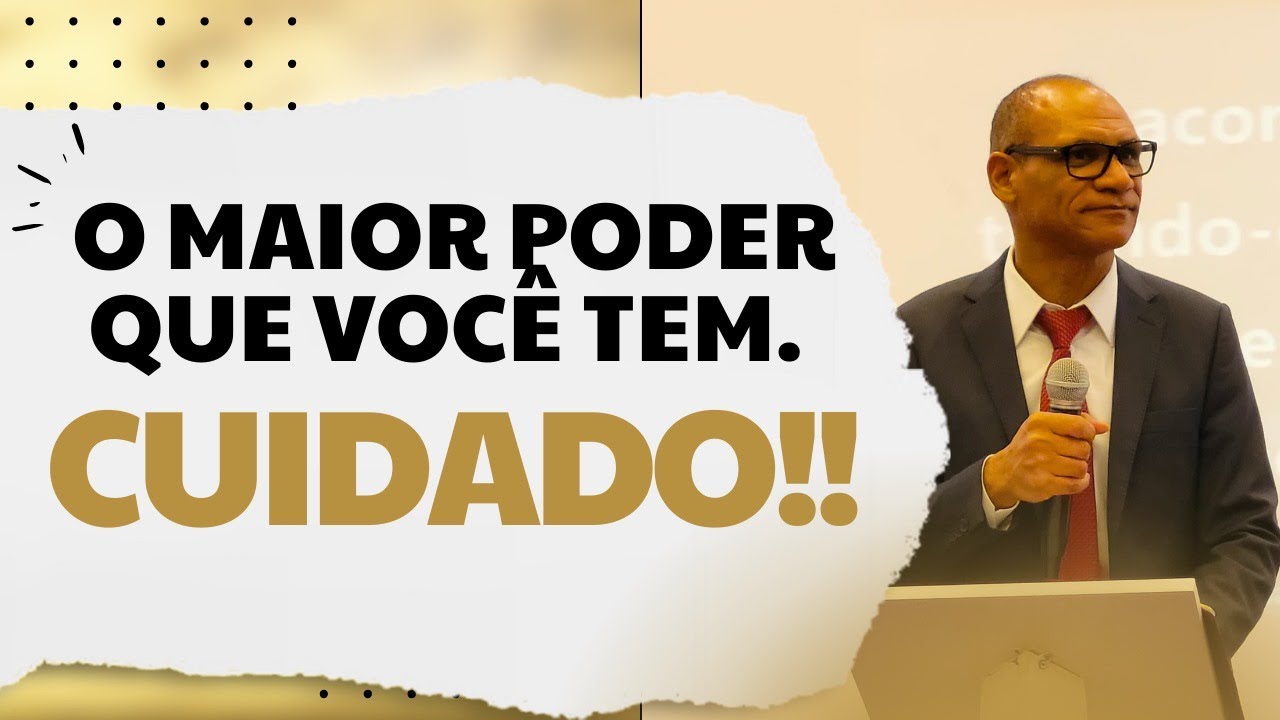 O maior poder que voce tem.É Disso que depende a sua vida