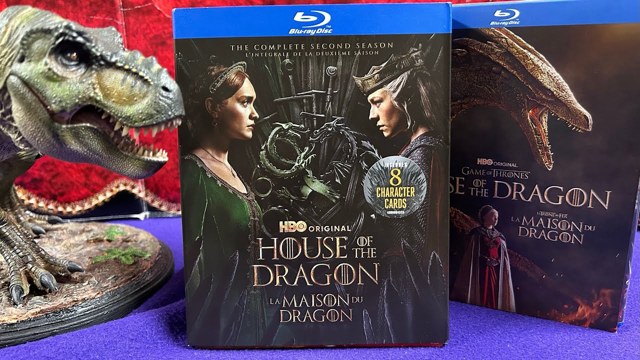 HOUSE OF THE DRAGON SEASON 2 BLU RAY UNBOXING