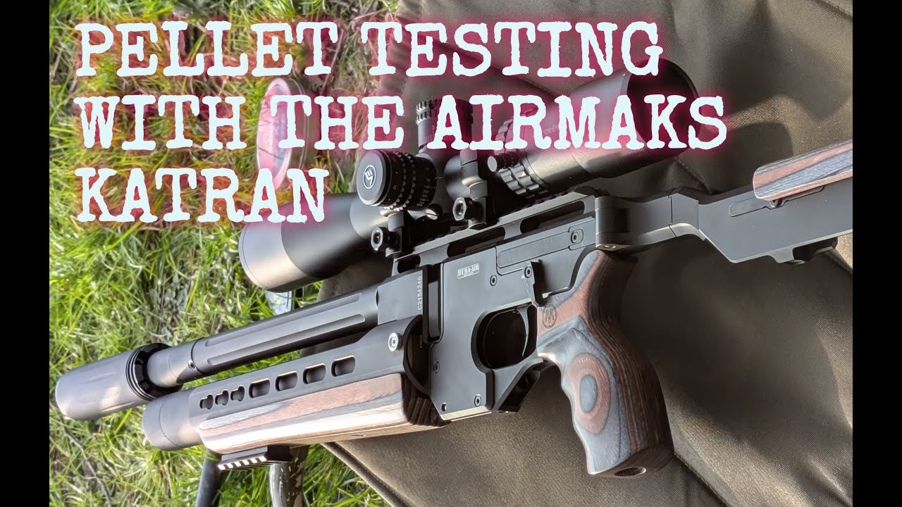 Испытание пуль с помощью AirMaks Katran C