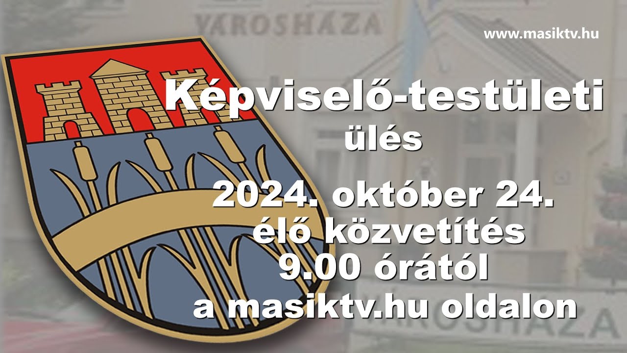 Képviselő-testületi ülés Dombóvár | 2024. október 24.