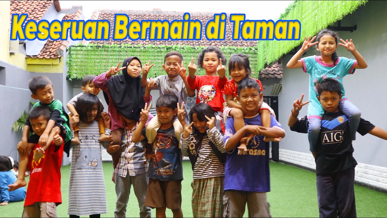 Keseruan bermain di taman rahma ceria