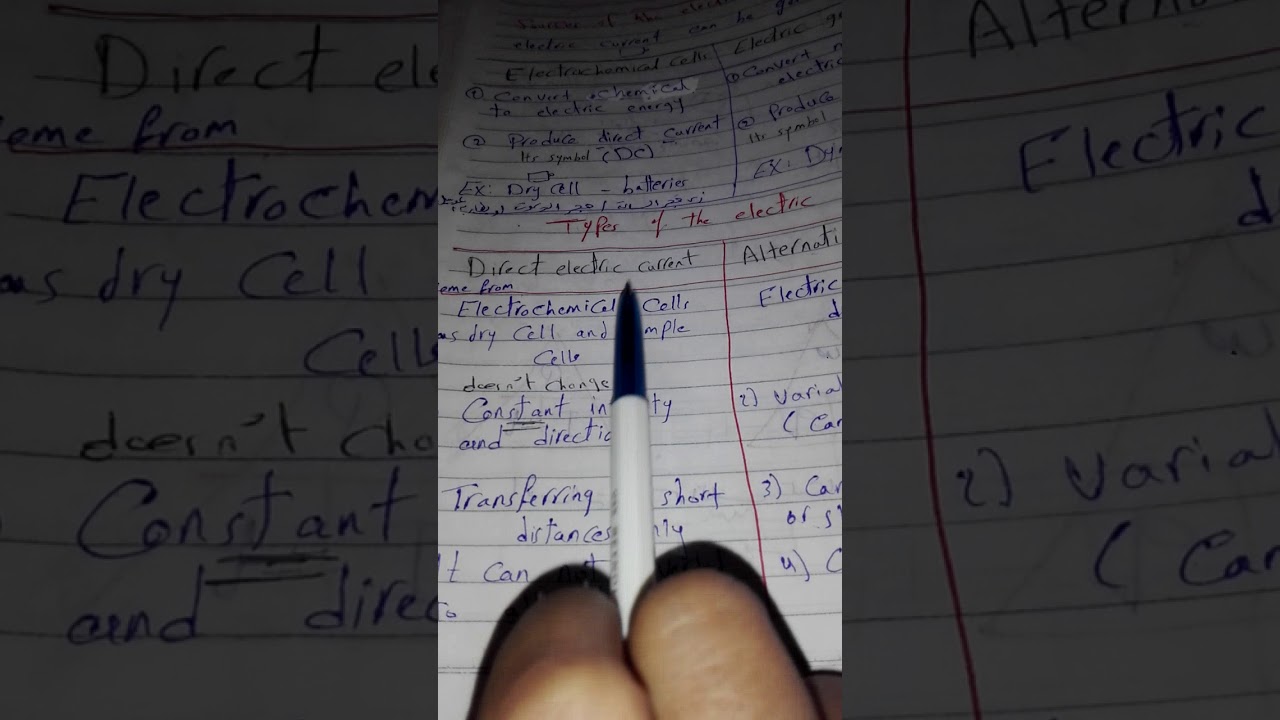 Electric current and cells prep 3 part 1
