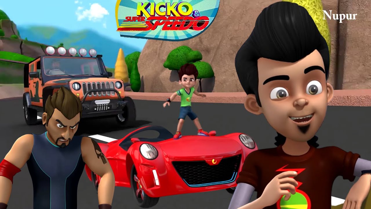 Suncity में आया Car Drift करने वाला चोर | Kicko And Super Speedo | Kids Cartoon | Moral Stories Kids