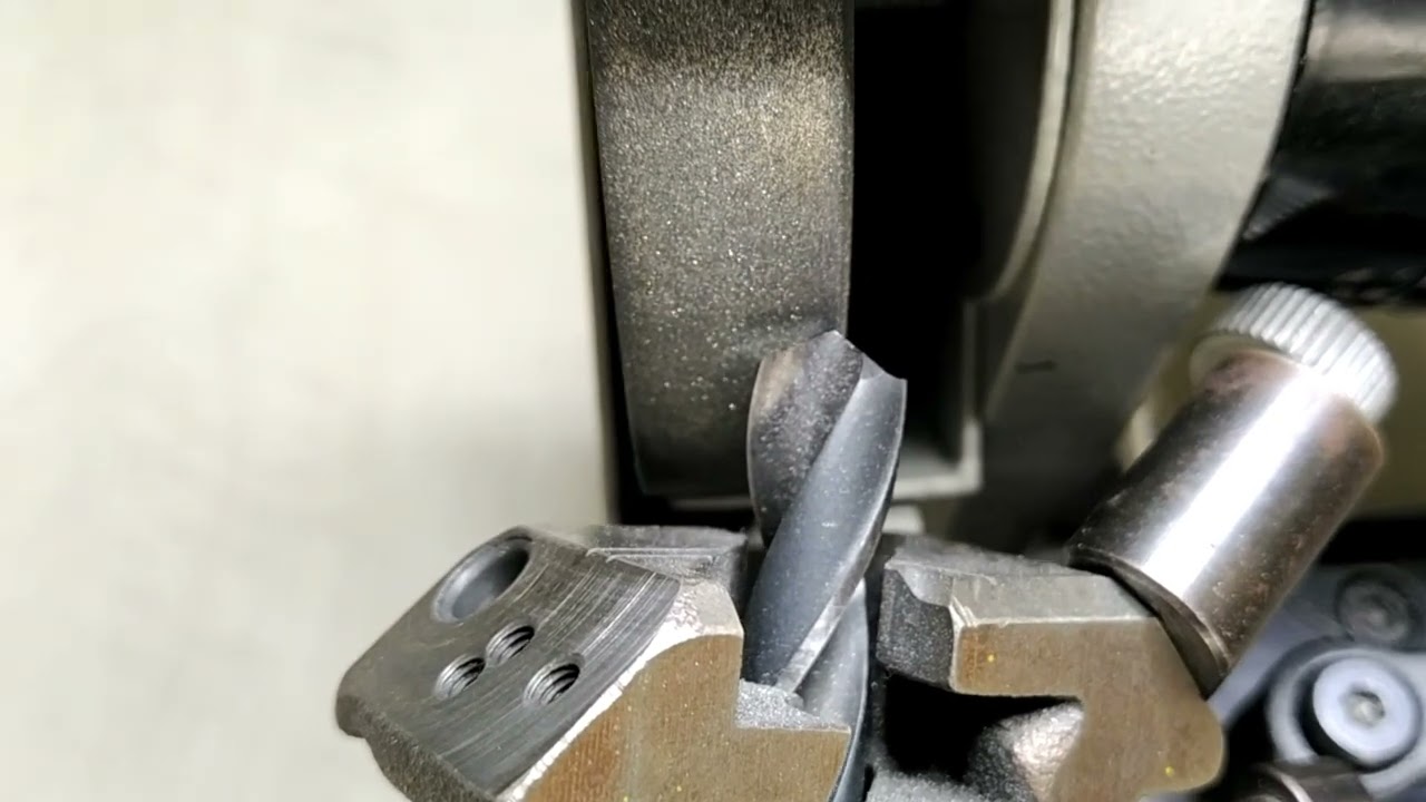 Web Thinning using BSG 20 Drill Resharpening Machine
