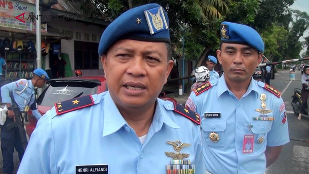 Kawasan Lanud Roesmin Nurjadin Pekanbaru Terpakan Penjagaan Dan Pemeriksaan Ketat