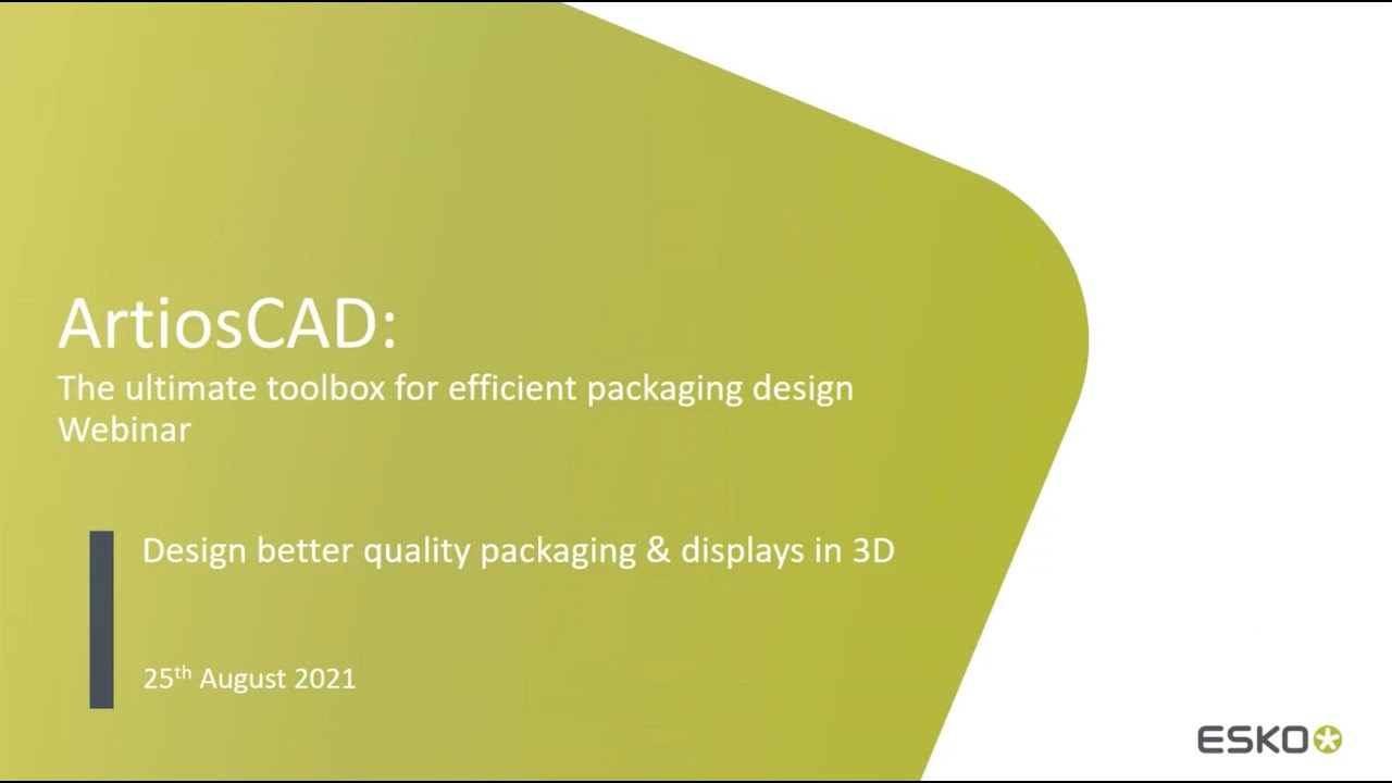ArtiosCAD – повний комплект інструментів для ефективного дизайну паковання (запис вебінару)