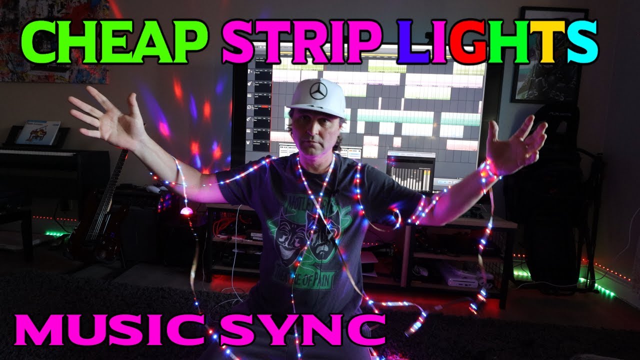 Budget strip Lights with Music Sync
