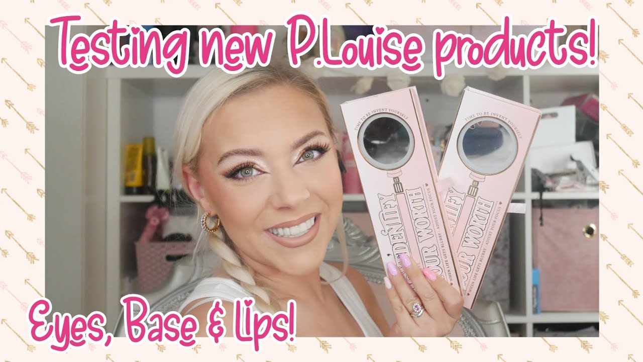 FULL TUTORIAL & FIRST IMPRESSIONS OF NEW P.LOUISE PRODUCTS! | PALETTES, LIP PRODUCTS & MORE!