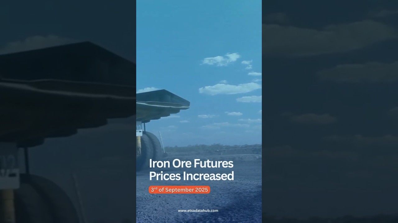 📈Iron ore futures prices increase | ETSA DataHub
