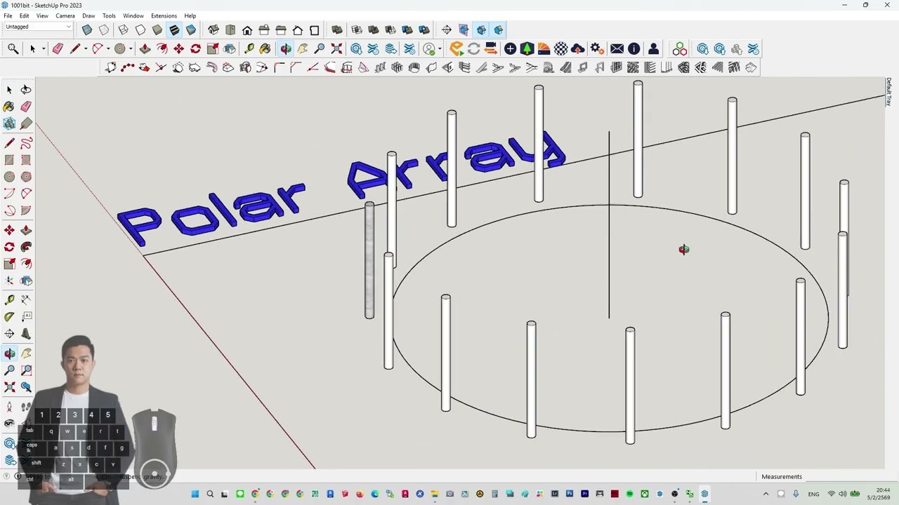EP.4 การใช้งาน Extension - 1001bit tool - Polar Array